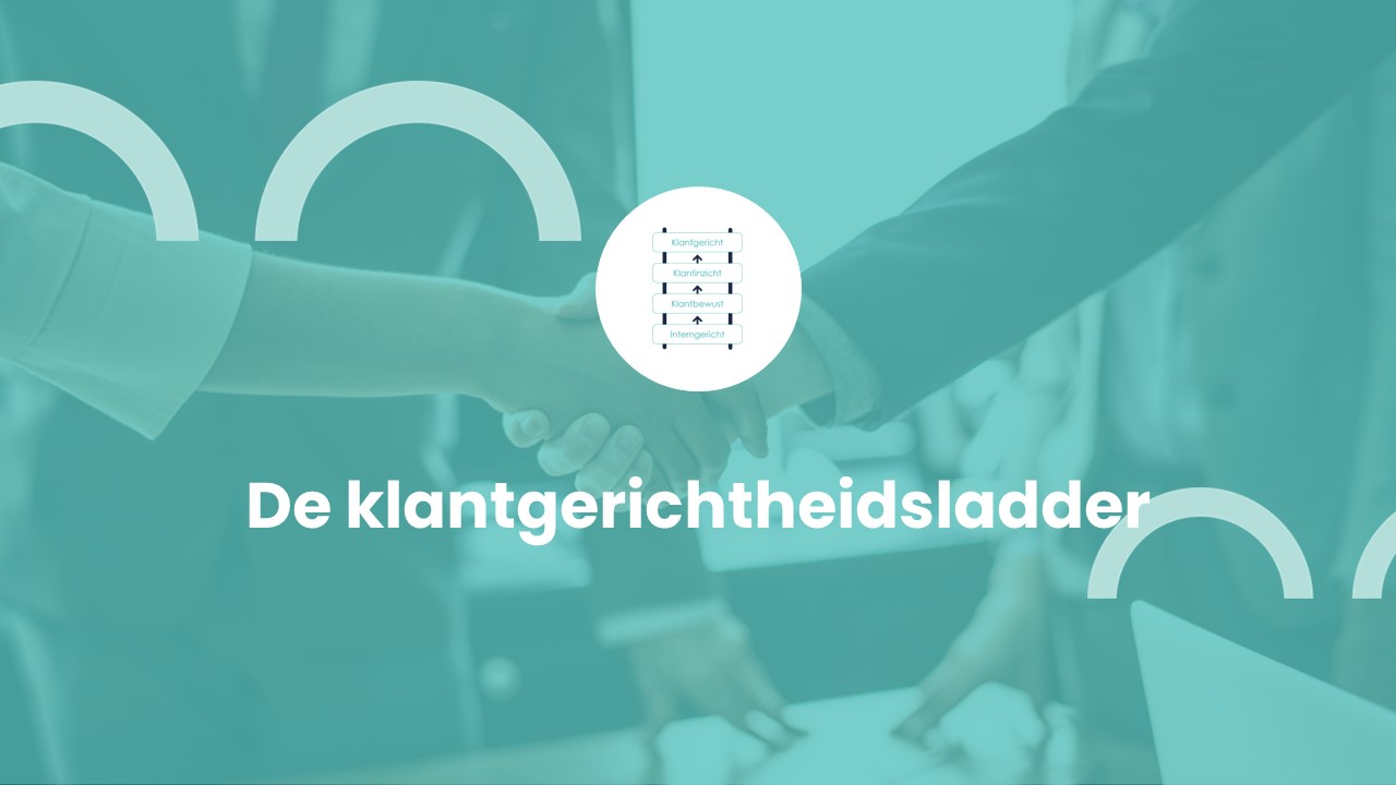 Het eerste model dat klantgerichtheid uitsplitst in verschillende fasen: de klantgerichtheidsladder